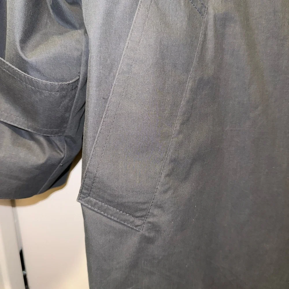 London Fog Men's Olive Trench Coat - Picture 7 of 13